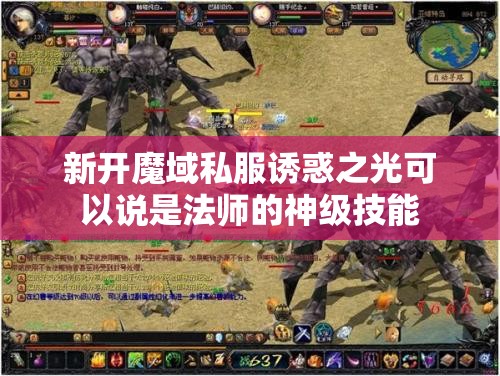 新开魔域私服诱惑之光可以说是法师的神级技能