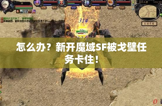 怎么办？新开魔域SF被戈壁任务卡住！