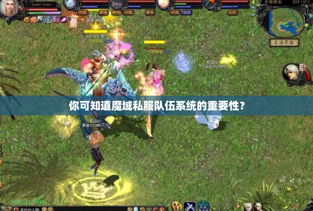 你可知道魔域私服队伍系统的重要性？